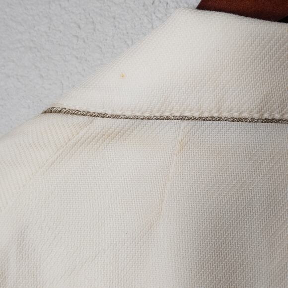 Louis Vuitton Women’s Designer Jacket Vintage Luxury Old Money Neutral US Size 2 - Picture 10 of 14